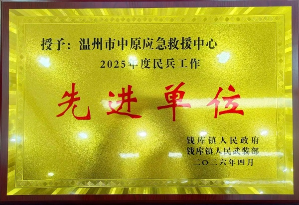 2025年度民兵工作先进单位